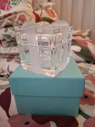 Cajita cristal Tiffany & Co. regalo