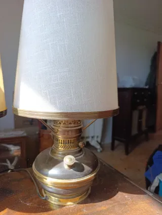 Lámparas Vintage Madera y Metal