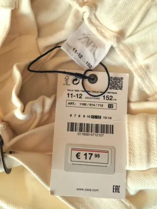 Pantalón Zara niña 11 años (152cm)
