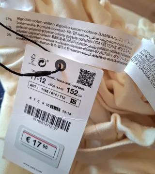 Pantalón Zara niña 11 años (152cm)