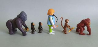 Playmobil Cuidadora Primates Zoo