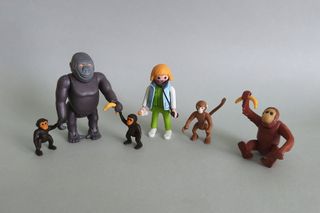 Playmobil Cuidadora Primates Zoo