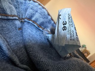 Gonna denim cargo blu