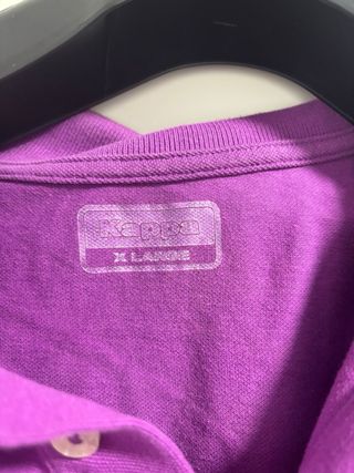 Polo Kappa Morado Vintage Talla L