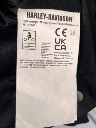 Chaqueta Moto Harley-Davidson Mujer Negra