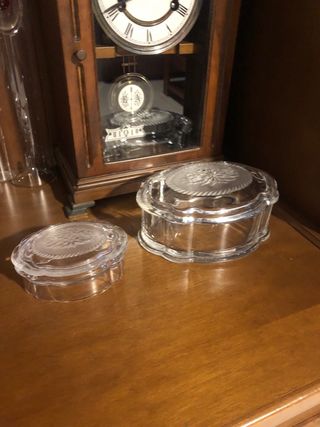 2 Cajas Cristallo Di Censo con tapa