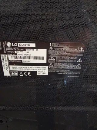 TV LG 32 LED Modelo 32LH510B