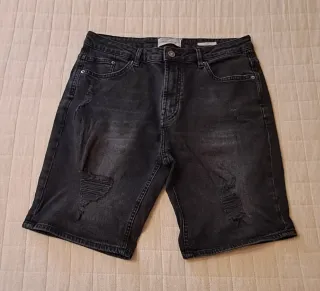 Pantaloncini jeans neri tg. EUR 44 slim