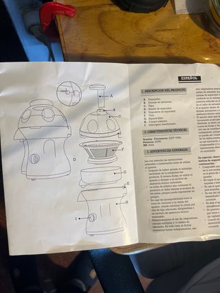 Licuadora Fagor Empurrador