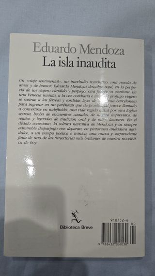 + Novela "La isla inaudita" de Eduardo Mendoza
