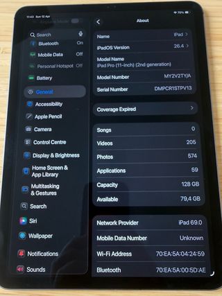 iPad Pro 11 2ª Gen 128GB LTE,Magic Keyboard,Pencil