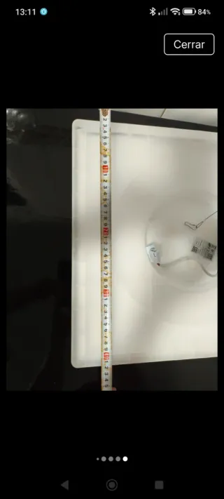 Luz de techo LED blanca, cálida,