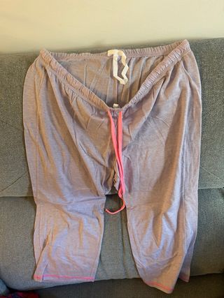 Pijama Massana Gris y Rosa Mariposas