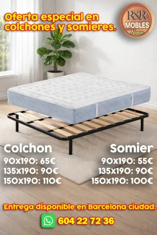 Somier R&R MOBLES 90x190