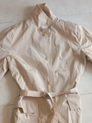 Giacca donna trench coat beige