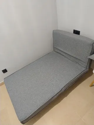 Sofá Cama Plegable Gris
