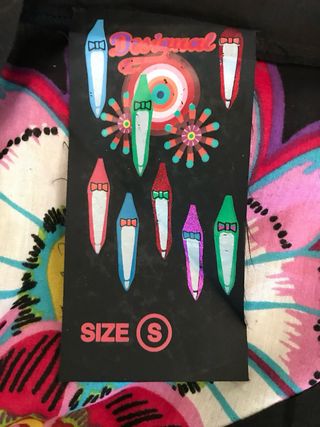 Blusa Desigual flores negra multicolor