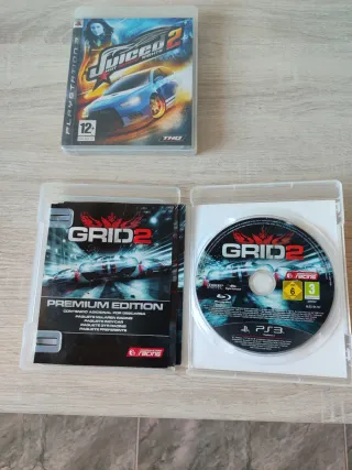 Lote 4 Juegos PS3 Carreras: GRID 2, Juiced 2, ProS