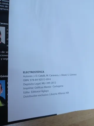 Libro Electromagnetismo. Técnicas experimentales.