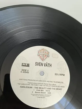 Vinilo Sven Väth ‎– Harlequin - Beauty And TheBest