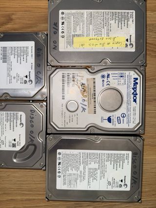 Lote 5 Discos Duros 3.5 Maxtor y Seagate lote 30/5