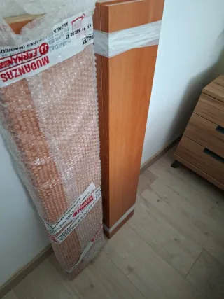 4 Estanterías Madera Cerezo macizas