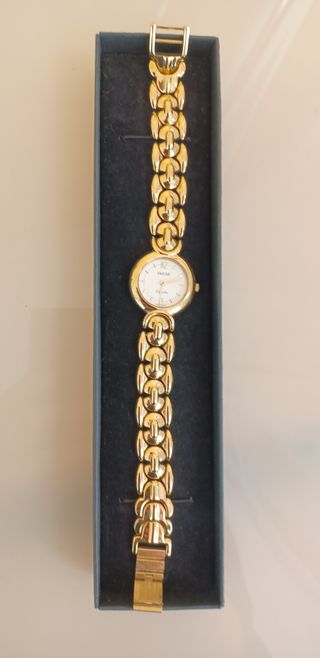 Reloj Jaguar Baño Oro Mujer Elegante
