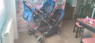 Carro gemelar 0-3 años