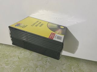 Pack 12 Estuches DVD/CD/Blue ray Slim Doble
