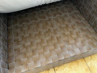 Sillón de terraza con cojines