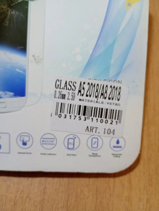 VETRO TEMPERATO PER SAMSUNG A5/A8 2018