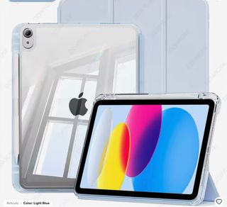 Funda iPad Mini Transparente Azul Claro