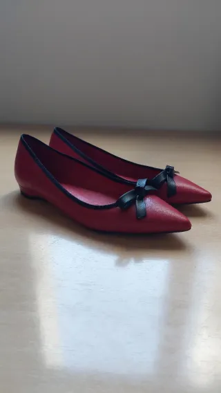 Manoletinas rojas Andrés Machado