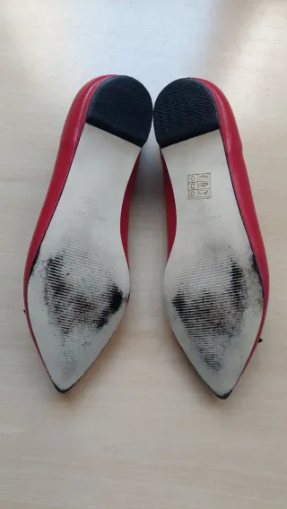 Manoletinas rojas Andrés Machado