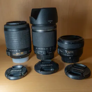 KIT Nikon D5300 + 4 objetivos y accesorios