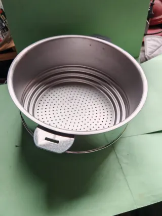 Cestello acciaio cottura vapore o scolatutto cm25