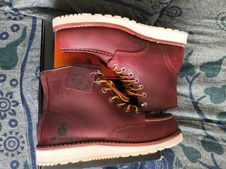 SL-SAINT Botas Piel Bicolor Hechas a Mano Talla 44