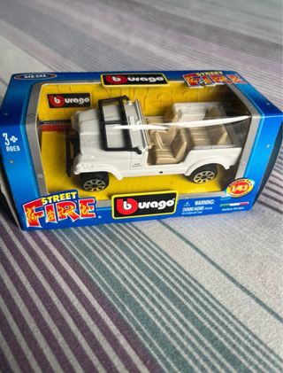 Conjunto 7 Carros Burago Street Fire Caixa