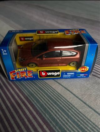 Conjunto 7 Carros Burago Street Fire Caixa