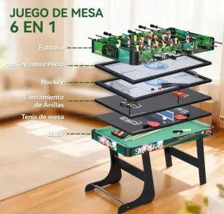 Mesa Multijuegos Infantil +7 Años