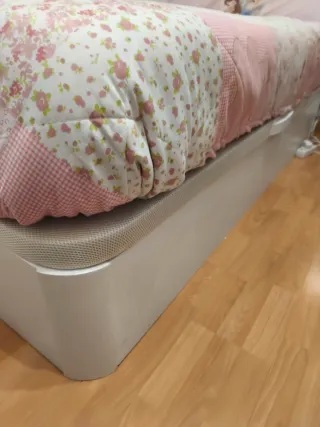 Letto con cassettiera ribaltabile laterale 90x190