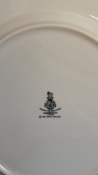 Juego de vajilla de porcelana de Royal Doulton