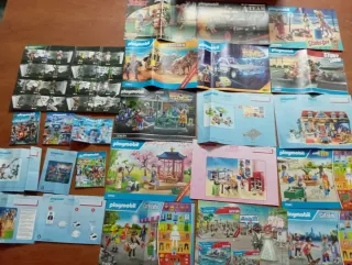 Folletos montaje Playmobil y propaganda