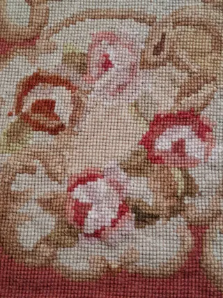 Alfombra PETIT POINT Antigua, Flores 148x90cm