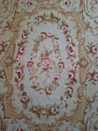 Alfombra PETIT POINT Antigua, Flores 148x90cm