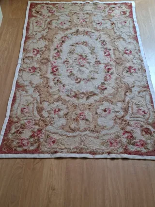 Alfombra PETIT POINT Antigua, Flores 148x90cm