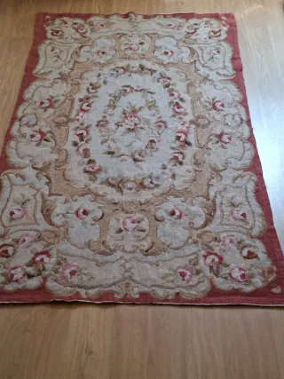 Alfombra PETIT POINT Antigua, Flores 148x90cm