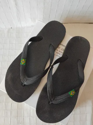 Chanclas Brasil Negras Talla Única