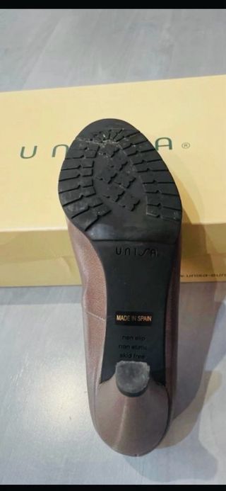 Zapatos Unisa Salón Beis Tostado Nuevos