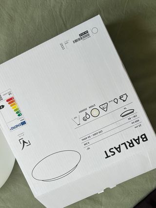 Lámpara LED IKEA Barlast Blanca